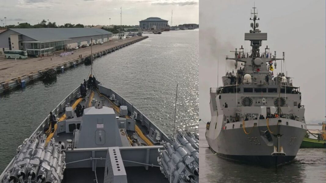 चीन और फिलीपींस के तनाव के बीच ब्रुनेई पहुंचा भारतीय नौसेना का युद्धपोत