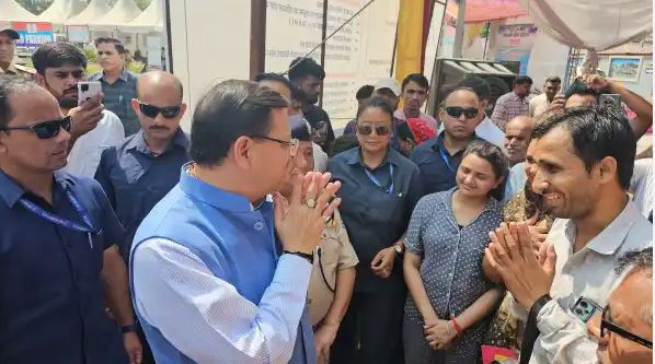 चारधाम यात्रा की तैयारियों का जायजा लेने पहुंचे मुख्यमंत्री धामी