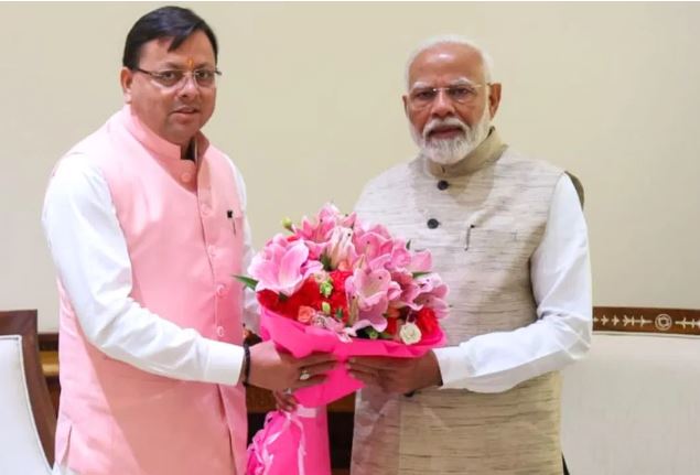 धामी ने की पीएम मोदी से मुलाकात