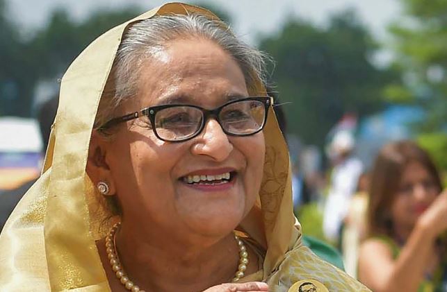 शेख हसीना आज शाम दिल्ली में