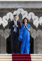 चुनावी माहौल के बीच लंदन के नेसडेन मंदिर पहुंचे पीएम सुनक