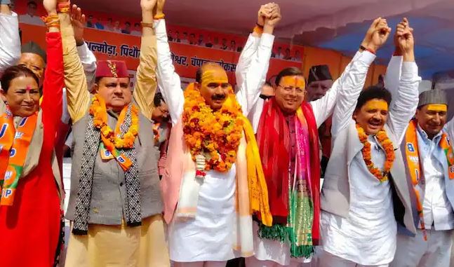 अल्मोड़ा सीट पर अजय टम्टा ने लगाई जीत की हैट्रिक