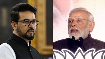 लोकसभा में अनुराग ठाकुर के भाषण के मुरीद हुए PM मोदी