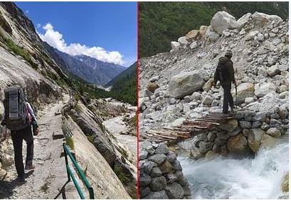 गंगोत्री गोमुख तपोवन ट्रैकिंग को भी रोका गया