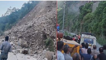 गंगोत्री-यमुनोत्री और बदरीनाथ हाईवे पर आया भारी मलबा