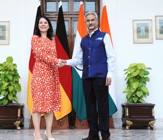 जयशंकर ने की जर्मनी की विदेश मंत्री से मुलाकात