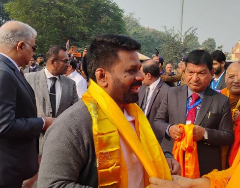 श्रीलंका के राष्ट्रपति पहुंचे बिहार