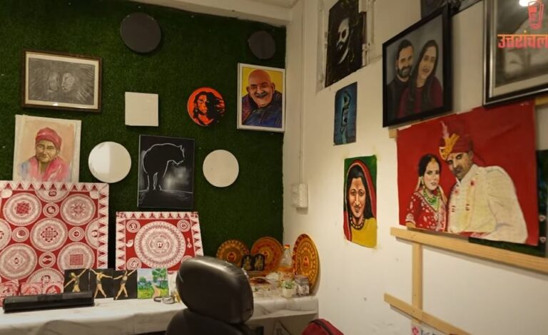 धनंजय शर्मा की कोशिश पिथौरागढ़ को ART HUB बनाने की ……..