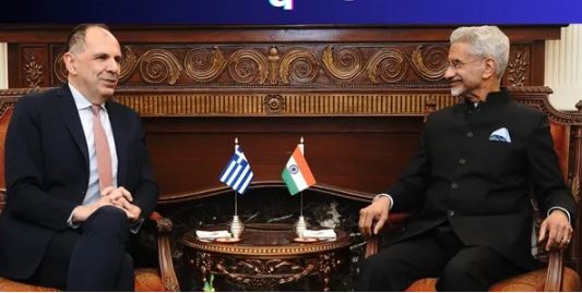ग्रीस के समकक्ष से विदेश मंत्री जयशंकर की मुलाकात