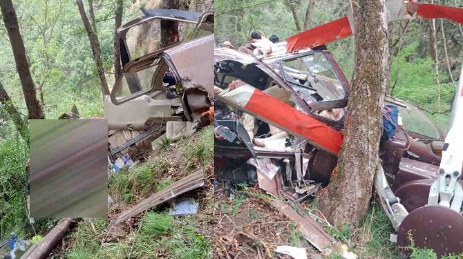 उत्तरकाशी हेलिकॉप्टर हादसा: डीजीसीए की तकनीकी जांच रिपोर्ट का इंतजार, पायलट समेत छह यात्रियों की हुई थी मौत