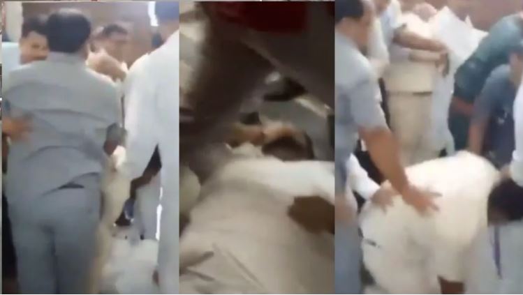 बंगाल विधानसभा में हंगामा, BJP-TMC विधायकों में हाथापाई