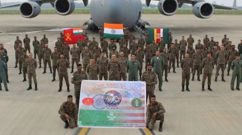 टैरिफ वॉर की पृष्ठभूमि में अमेरिका पहुंचे भारतीय जवान