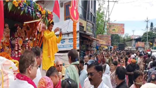 ऋषिकेश में धूमधाम से निकली भगवान जगन्नाथ की रथ यात्रा — ‘हरे राम, हरे कृष्णा’ की गूंज से मुखर हुई योगनगरी