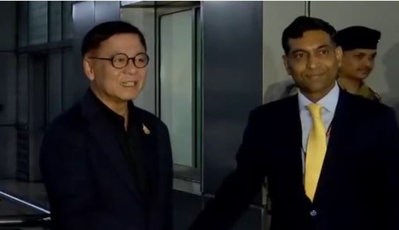 भारत के पहले आधिकारिक दौरे पर पहुंचे थाईलैंड के विदेश मंत्री