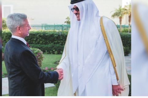 दोहा में कतर के प्रधानमंत्री अल थानी से मिले भारतीय विदेश मंत्री, द्विपक्षीय संबंधों में मजबूती पर हुई विस्तृत चर्चा