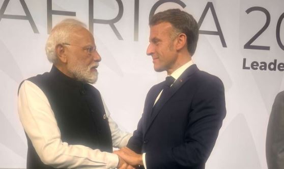 G20 में मोदी–मैक्रों मुलाकात