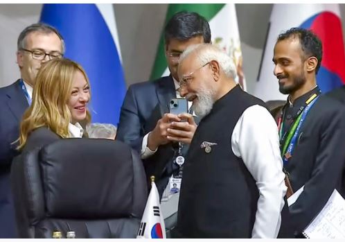 G-20 में सहज कूटनीति के चर्चे: मोदी और मेलोनी की अनौपचारिक मुलाकात सुर्खियों में