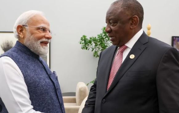 दक्षिण अफ्रीका में पीएम मोदी की चर्चा