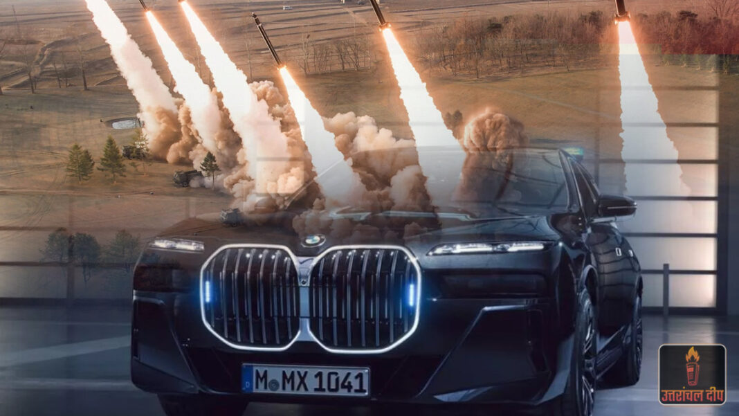 यूक्रेन ने रूसी सेना से मुकाबले के लिए BMW 7-सीरीज को बनाया मिसाइल लॉन्च