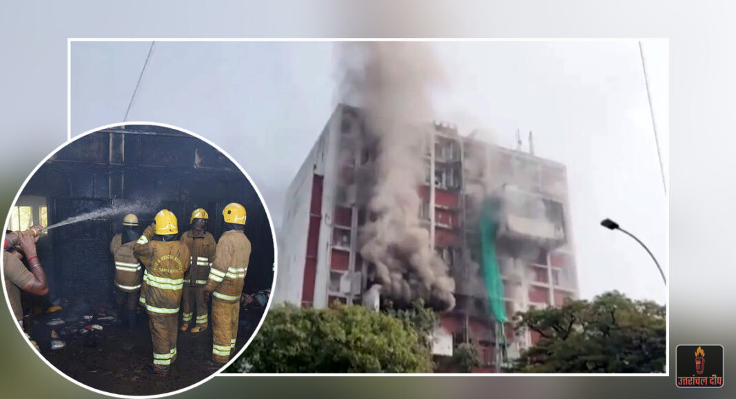 चेन्नई: बीएसएनएल कार्यालय में लगी भीषण आग, घंटों की मशक्कत के बाद पाया गया काबू