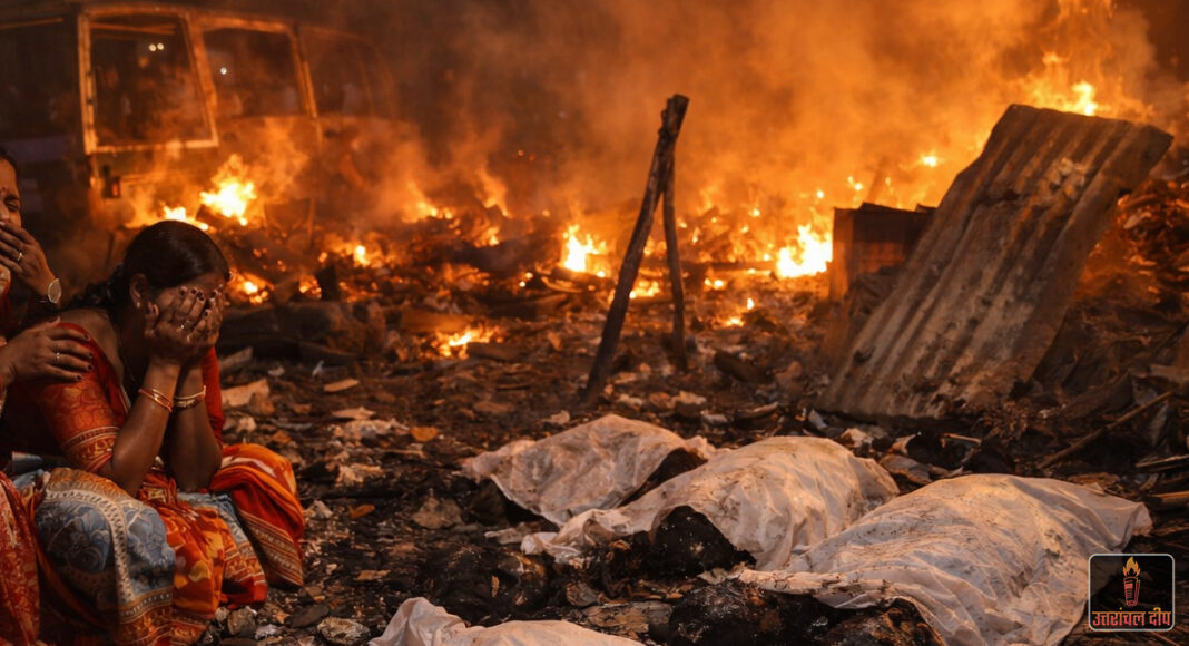 कोलकाता में भीषण अग्निकांड: गंगा पूजा के जश्न के बीच मातम
