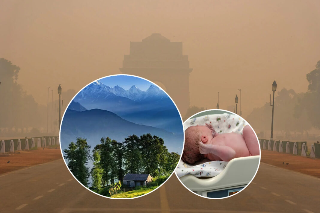 प्रदूषण से राहत की तलाश में पहाड़, लेकिन बढ़ रही नई स्वास्थ्य चिंता