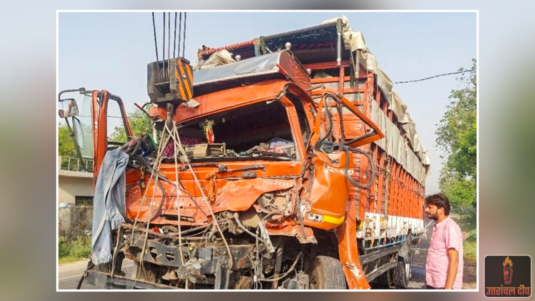 हरिद्वार में भीषण सड़क हादसा: बेकाबू कंटेनर ने स्कूटी सवार युवक-युवती को कुचला; दोनों की मौके पर ही मौत, चालक फरार