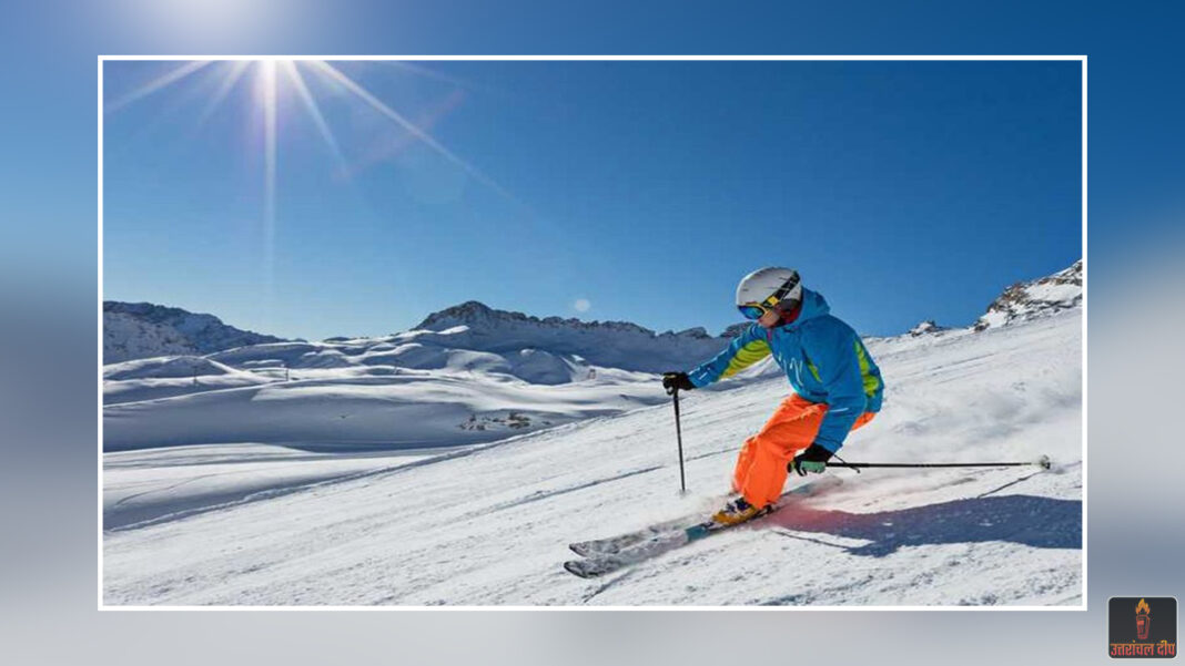 औली में बिछी सफेद चांदी: नेशनल स्कीइंग चैंपियनशिप की उम्मीदें जगीं; पर्यटन विभाग ने प्रतियोगिता की तिथि तय करने के लिए शासन से मांगी अनुमति