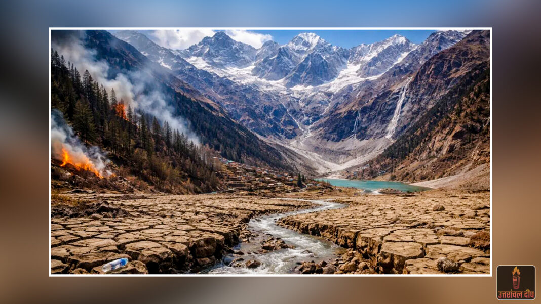 हिमालय पर संकट: बर्फबारी की जगह ‘आग’ के मुहाने पर पहाड़; उत्तराखंड से कश्मीर तक राख हो रहे जंगल, सूखे ने तोड़ा दशकों का रिकॉर्ड