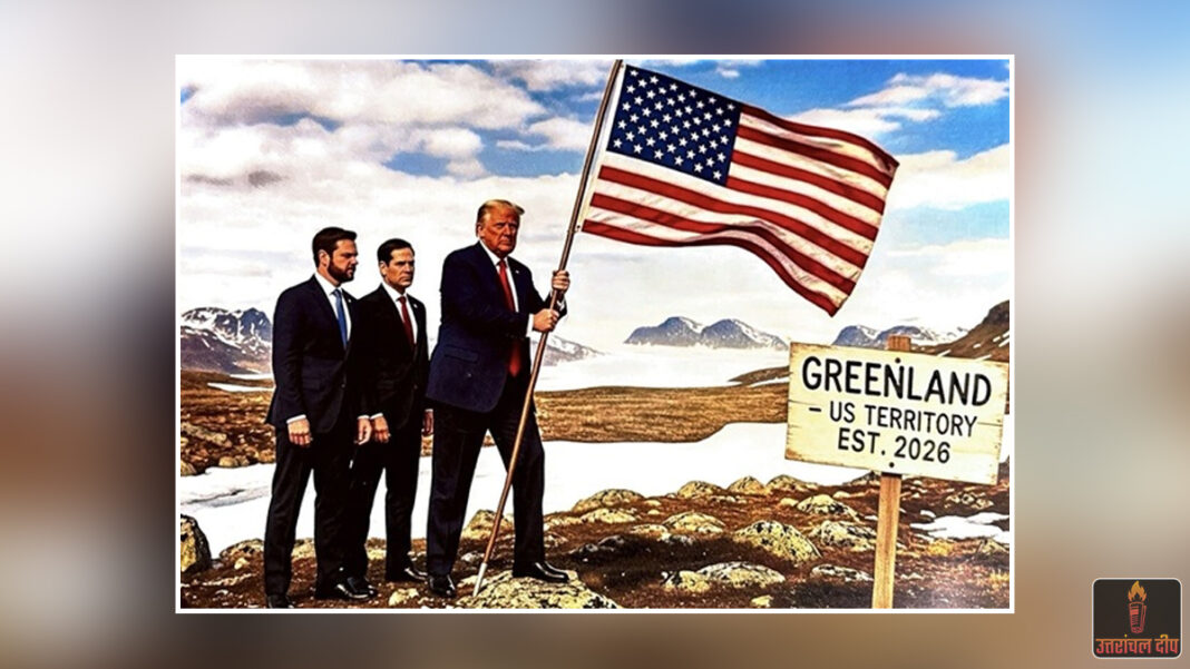 ट्रंप का ‘मास्टर प्लान’ या वैश्विक चुनौती? अमेरिका का नया नक्शा साझा कर मचाई खलबली; ग्रीनलैंड और कनाडा को बताया अपना हिस्सा, देखते रह गए मैक्रों और मेलोनी
