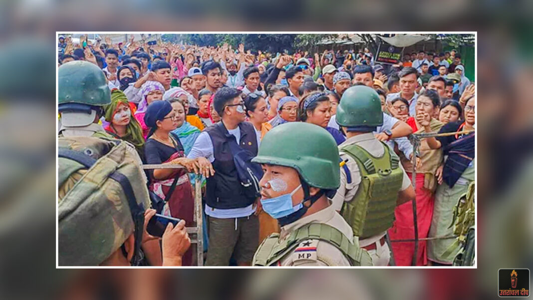 मणिपुर में फिर सुलगने लगी हिंसा की आग: कुकी युवती से विवाह करने वाले मैतेयी युवक की हत्या, अपहरण के बाद मारी गोली