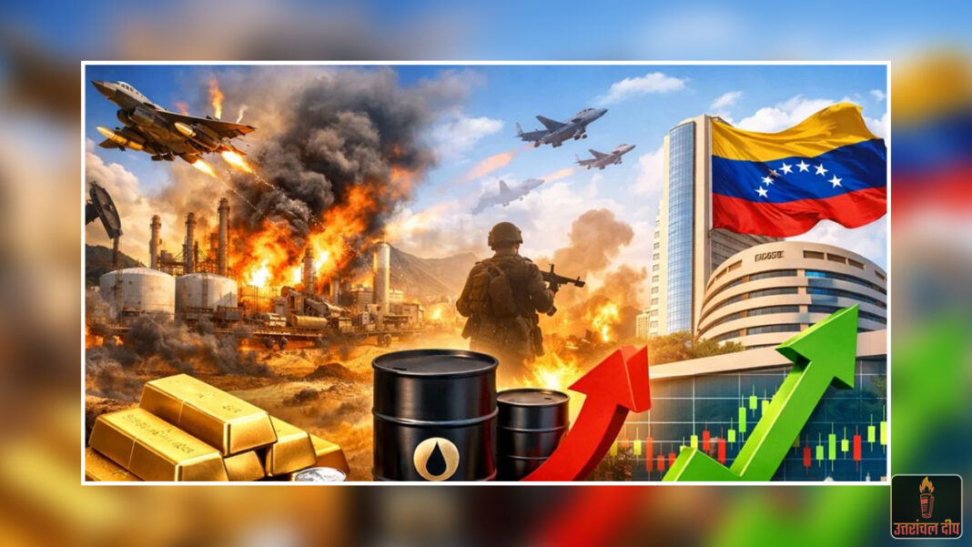 वेनेजुएला संकट का वैश्विक असर: शेयर बाजार में हलचल, कच्चे तेल और सोने-चांदी की कीमतों पर दबाव