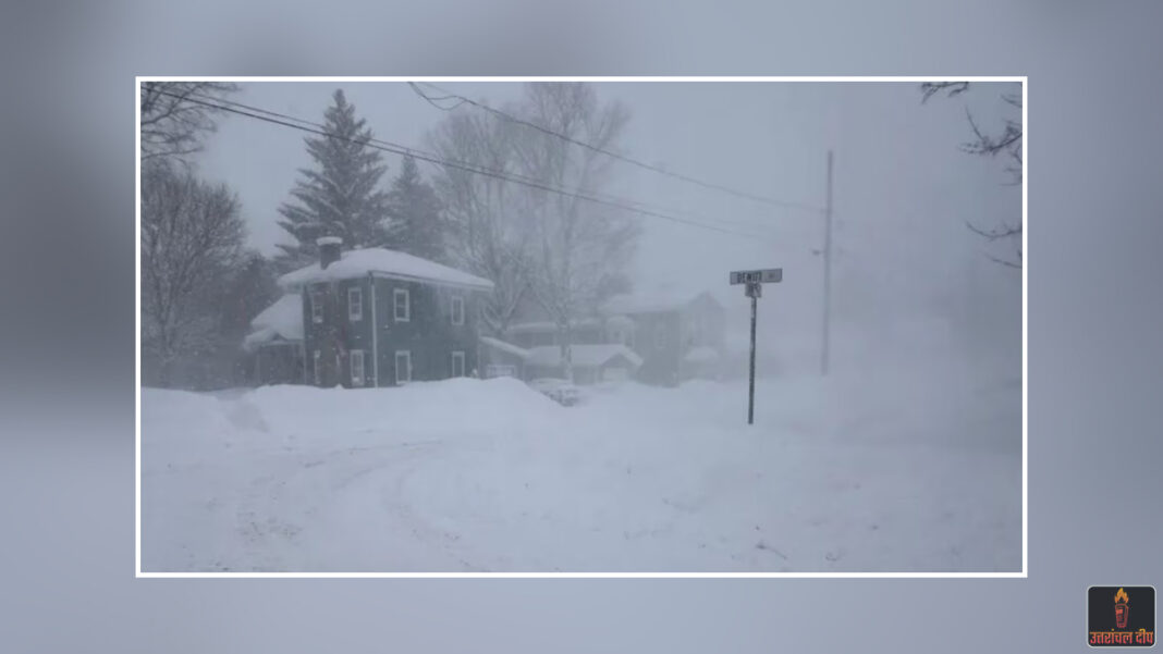 अमेरिका में ‘बर्फीले बम’ का कहर: अब तक 30 की मौत, लाखों घरों में बिजली ठप और 10,000 से ज्यादा उड़ानें रद्द अमेरिका में ‘बर्फीले बम’ का कहर: अब तक 30 की मौत, लाखों घरों में बिजली ठप और 10,000 से ज्यादा उड़ानें रद्द