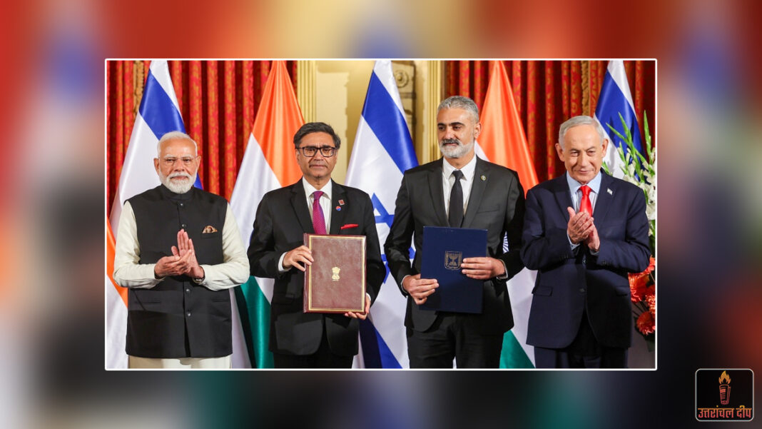 ऐतिहासिक भारत-इजरायल शिखर वार्ता संपन्न: 27 समझौतों के साथ ‘रणनीतिक साझेदारी’ का नया अध्याय; रक्षा से लेकर अंतरिक्ष तक सहयोग का संकल्प
