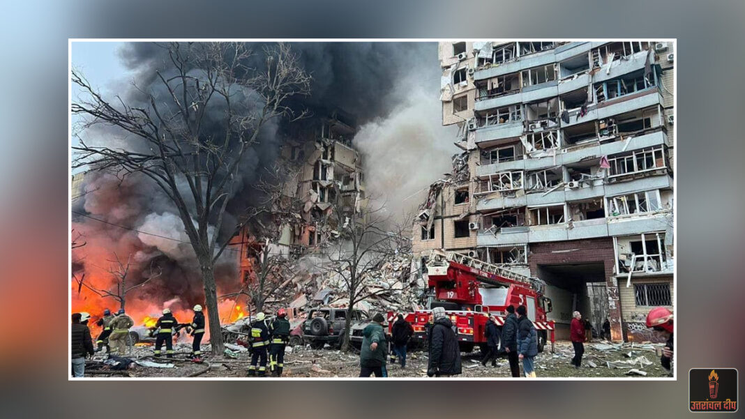 यूक्रेन पर रूस का भीषण प्रहार: एक साथ दागे 90 ‘कामिकेज़’ ड्रोन; प्रसूति अस्पताल में लगी आग, 3 गर्भवती महिलाएं घायल