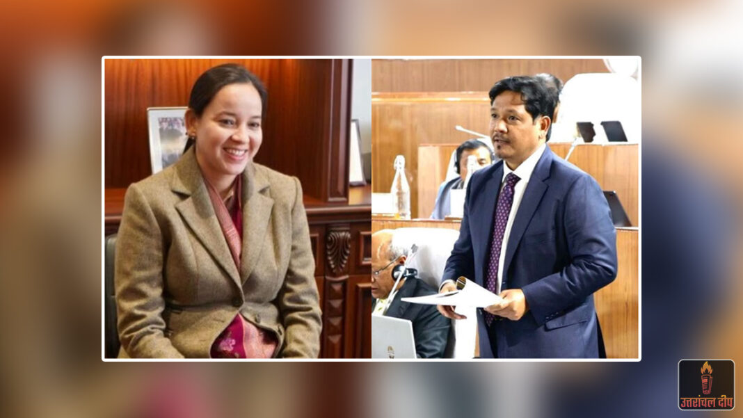 मेघालय विधानसभा में दिखा लोकतंत्र का अनोखा रंग: विधायक पत्नी ने सदन में मुख्यमंत्री पति को घेरा; प्रोजेक्ट में देरी पर पूछे तीखे सवाल