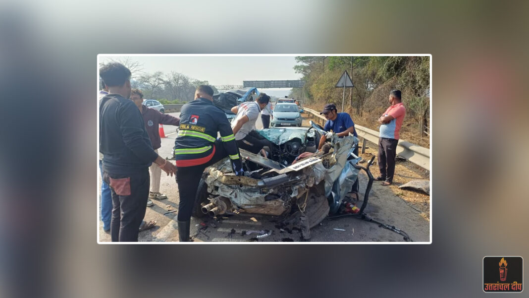 पुणे-मुंबई एक्सप्रेसवे पर भीषण रफ्तार का कहर: IIT बॉम्बे के 3 होनहार छात्रों की मौत, एक गंभीर रूप से घायल पुणे-मुंबई एक्सप्रेसवे पर भीषण रफ्तार का कहर: IIT बॉम्बे के 3 होनहार छात्रों की मौत, एक गंभीर रूप से घायल