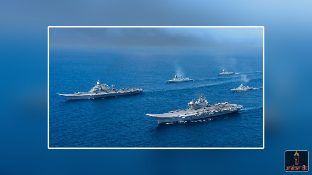 भारतीय नौसेना की समुद्र में बढ़ी ताकत: बेड़े में शामिल हुए तीन अत्याधुनिक स्वदेशी युद्धपोत; ‘दुनागिरी’, ‘संशोधक’ और ‘अग्रय’ ने बढ़ाई स्वदेशी रक्षा विनिर्माण की धमक भारतीय नौसेना की समुद्र में बढ़ी ताकत: बेड़े में शामिल हुए तीन अत्याधुनिक स्वदेशी युद्धपोत; ‘दुनागिरी’, ‘संशोधक’ और ‘अग्रय’ ने बढ़ाई स्वदेशी रक्षा विनिर्माण की धमक