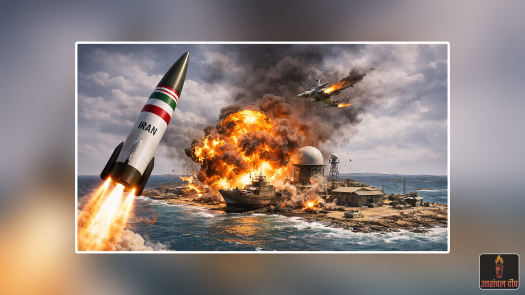 पश्चिम एशिया महायुद्ध: ईरान ने डिएगो गार्सिया अमेरिकी बेस पर दागी बैलिस्टिक मिसाइल; बगदाद एयरपोर्ट दहला, संघर्ष 22वें दिन में प्रवेश पश्चिम एशिया महायुद्ध: ईरान ने डिएगो गार्सिया अमेरिकी बेस पर दागी बैलिस्टिक मिसाइल; बगदाद एयरपोर्ट दहला, संघर्ष 22वें दिन में प्रवेश