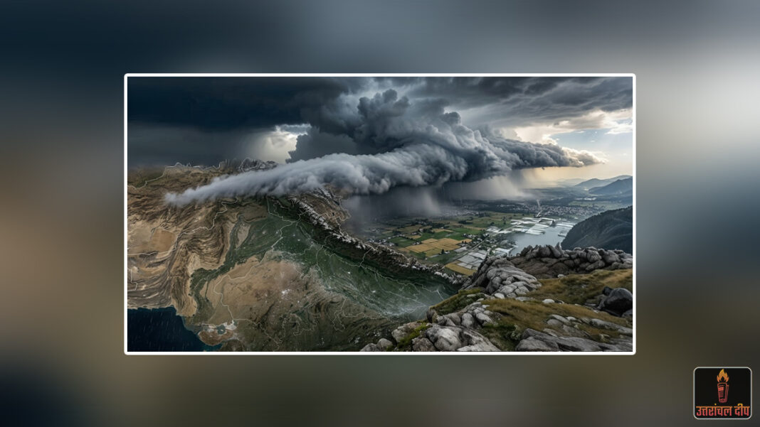 कुदरत का अजूबा: अफगानिस्तान से भारत तक फैला 1000 किमी लंबा ‘रेन बैंड’; बेमौसम बारिश और ओलावृष्टि से वैज्ञानिक हैरान कुदरत का अजूबा: अफगानिस्तान से भारत तक फैला 1000 किमी लंबा ‘रेन बैंड’; बेमौसम बारिश और ओलावृष्टि से वैज्ञानिक हैरान