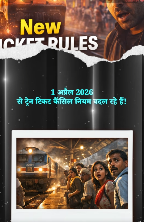 1 अप्रैल से टिकट कैंसलेशन नियम बदल रहे हैं! जानें नए नियम और कैसे बचाएं पैसे