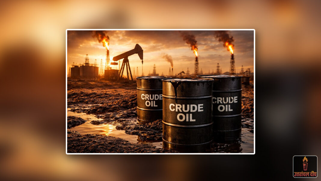 वैश्विक ऊर्जा संकट गहराया: शांति वार्ता विफल होते ही कच्चे तेल की कीमतों में लगी आग; 100 डॉलर के पार पहुँचा ‘क्रूड ऑइल’ वैश्विक ऊर्जा संकट गहराया: शांति वार्ता विफल होते ही कच्चे तेल की कीमतों में लगी आग; 100 डॉलर के पार पहुँचा ‘क्रूड ऑइल’