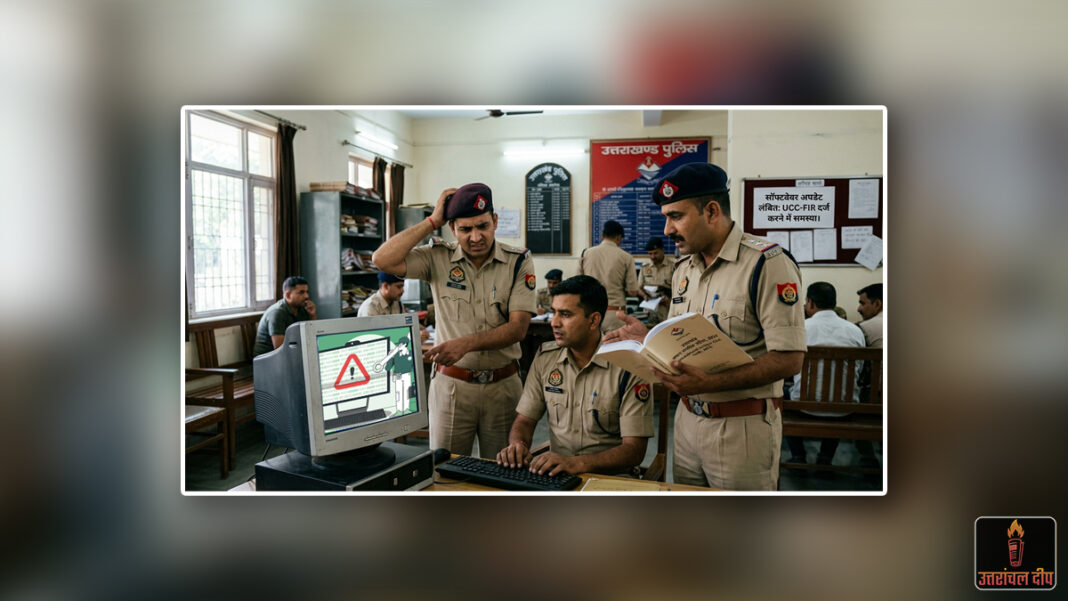 समान नागरिक संहिता (UCC) के क्रियान्वयन में ‘सॉफ्टवेयर’ बना रोड़ा: उत्तराखंड पुलिस नए कानून के तहत FIR दर्ज करने में लाचार समान नागरिक संहिता (UCC) के क्रियान्वयन में ‘सॉफ्टवेयर’ बना रोड़ा: उत्तराखंड पुलिस नए कानून के तहत FIR दर्ज करने में लाचार