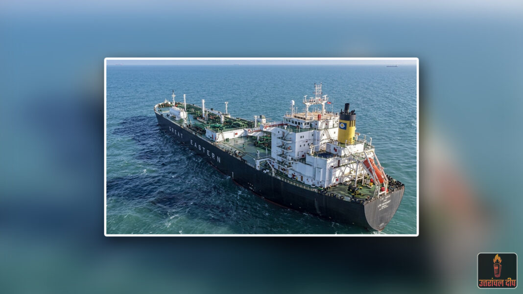 होर्मुज जलडमरूमध्य से भारत के लिए बड़ी राहत: 20 हजार टन एलपीजी लेकर निकला आठवां जहाज ‘ग्रीन आशा’ होर्मुज जलडमरूमध्य से भारत के लिए बड़ी राहत: 20 हजार टन एलपीजी लेकर निकला आठवां जहाज ‘ग्रीन आशा’