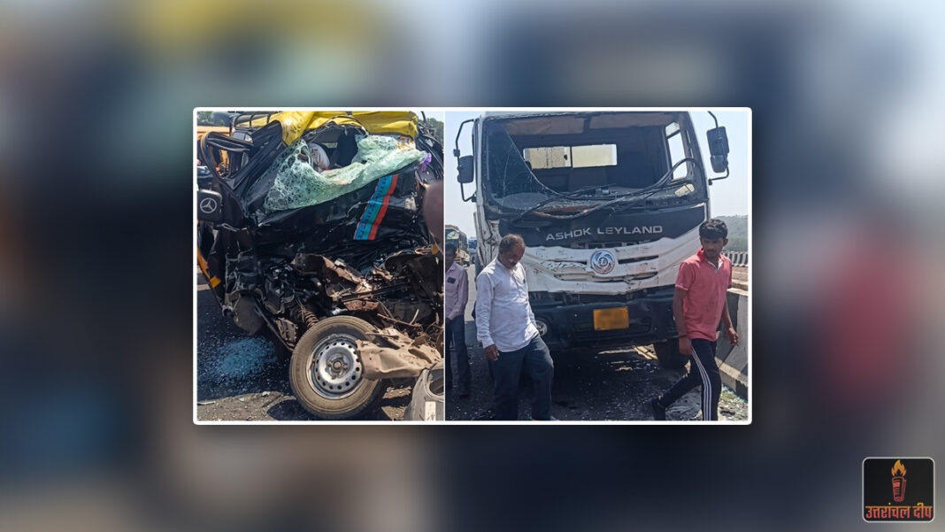 ठाणे में भीषण सड़क हादसा: सीमेंट मिक्सर और वैन की सीधी भिड़ंत में 11 लोगों की दर्दनाक मौत, दो घायल ठाणे में भीषण सड़क हादसा: सीमेंट मिक्सर और वैन की सीधी भिड़ंत में 11 लोगों की दर्दनाक मौत, दो घायल