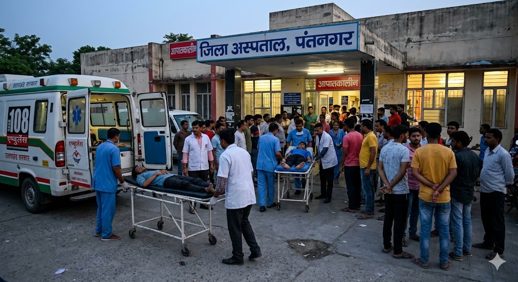 पंतनगर: पटेल भवन में भोजन से बीमार हुए दर्जनों छात्र, अस्पताल में भर्ती पंतनगर: पटेल भवन में भोजन से बीमार हुए दर्जनों छात्र, अस्पताल में भर्ती