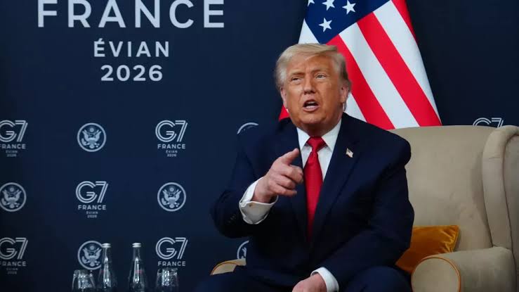 G7 में ‘मैं ही बॉस हूं’ बयान पर ट्रंप का यू-टर्न, बोले—यह सिर्फ मजाक था G7 में ‘मैं ही बॉस हूं’ बयान पर ट्रंप का यू-टर्न, बोले—यह सिर्फ मजाक था