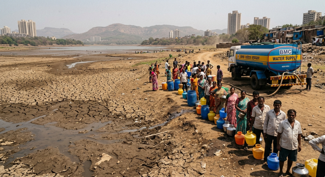 मुंबई पर गहराया जल संकट, झीलों का जलस्तर घटने पर BMC ने लगाए कड़े प्रतिबंध मुंबई पर गहराया जल संकट, झीलों का जलस्तर घटने पर BMC ने लगाए कड़े प्रतिबंध