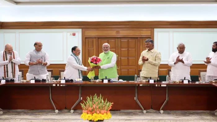 मोदी सरकार के दो साल पूरे, NDA ने दिखाया एकता का संदेश मोदी सरकार के दो साल पूरे, NDA ने दिखाया एकता का संदेश