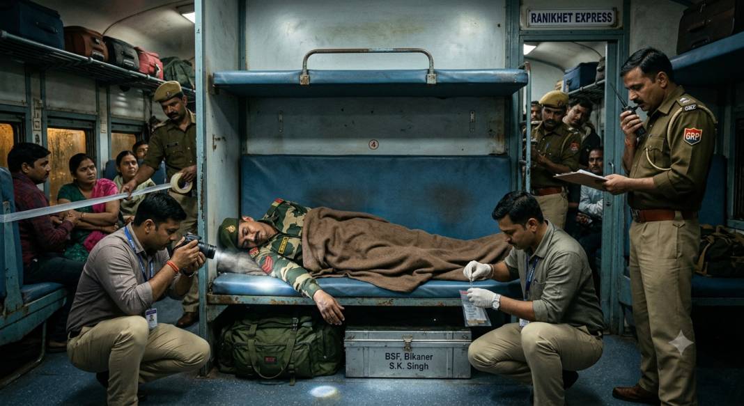 रानीखेत एक्सप्रेस में बीएसएफ जवान की संदिग्ध मौत, हत्या की आशंका पर जीआरपी में मुकदमा दर्ज रानीखेत एक्सप्रेस में बीएसएफ जवान की संदिग्ध मौत, हत्या की आशंका पर जीआरपी में मुकदमा दर्ज
